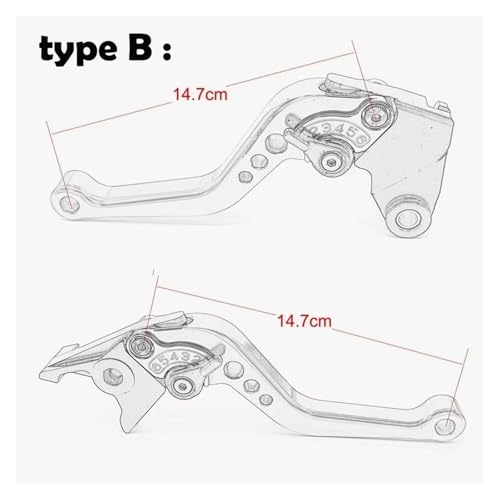 Levier d'embrayage réglable guidon moto MT09 SP extensible - 2