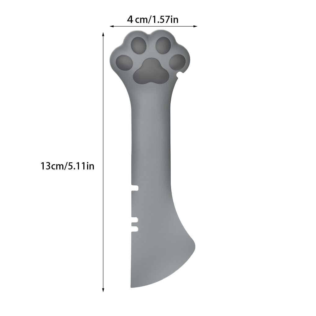 Deegbbyi 2-in-1 Silikon Dosenöffner & Löffel Für Haustierfutter - Praktisches Set Für Katzen & Hunde