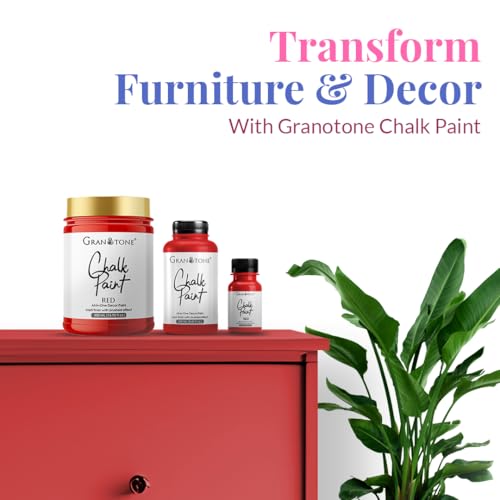 Image of GRANOTONE Chalk Paint Red 250 ml Matte Finish