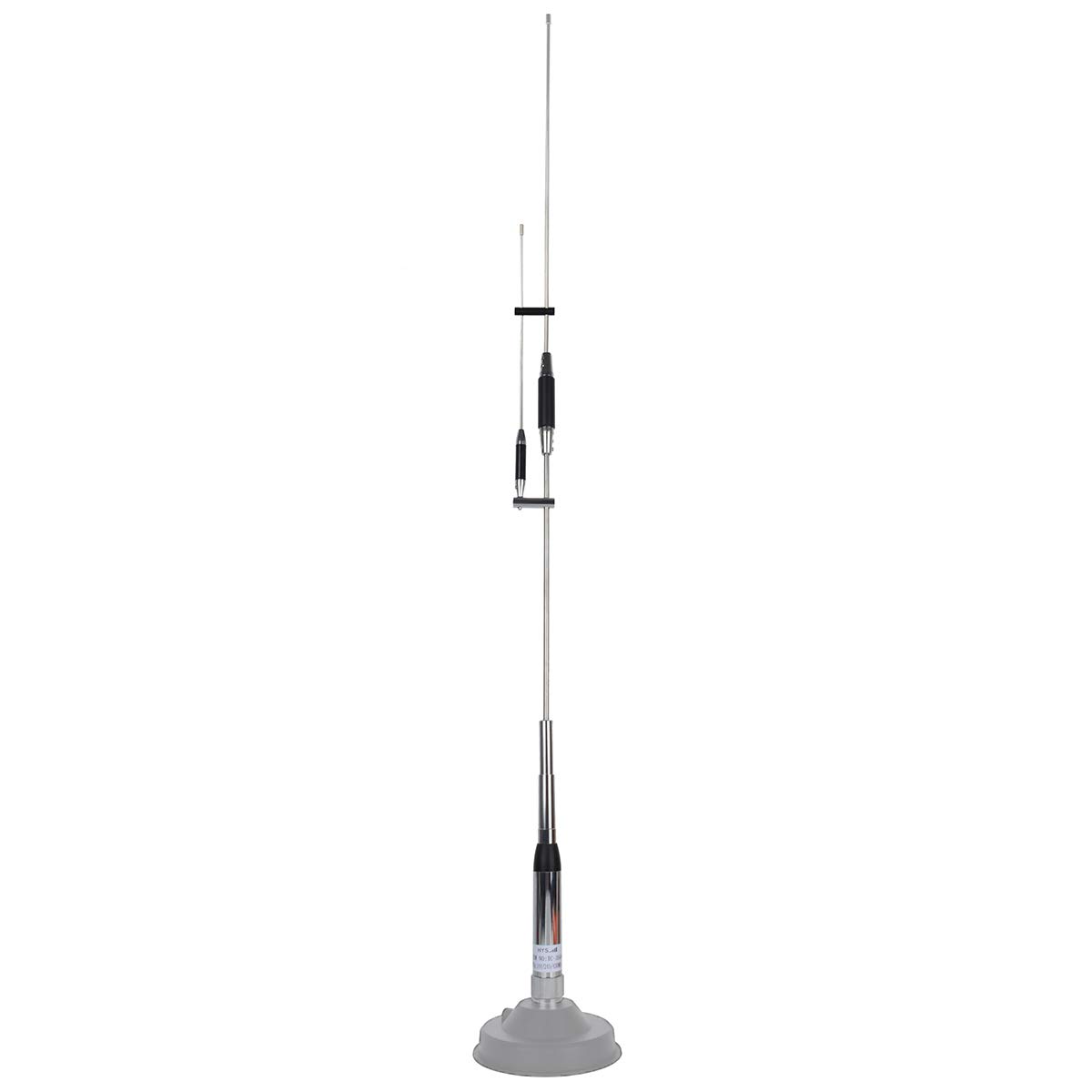 HYS VHF UHF Mult-Band Mobile Radio 2 metros y 70 cm Antena 37,9 pulgadas 144/245/430 MHz Whip Antena para radios portátiles Baofeng Anytone Kenwood TYT