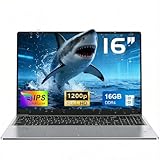 CHIFUYOU 2026 New Gaming Laptop 16GB RAM 1TB SSD 16 inch Business laptop computer N150 up to 3.6GHz, Win 11 Pro cheap laptop computer, 1920x1200P, 6000mAh, Backlit keyboard-Gray