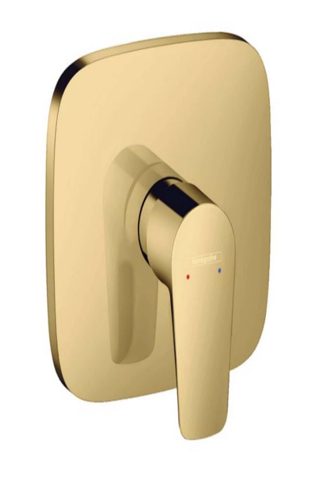 Hansgrohe Polished Gold Optic Talis E 71765990 Shower Mixer Tap Flush-Mounted
