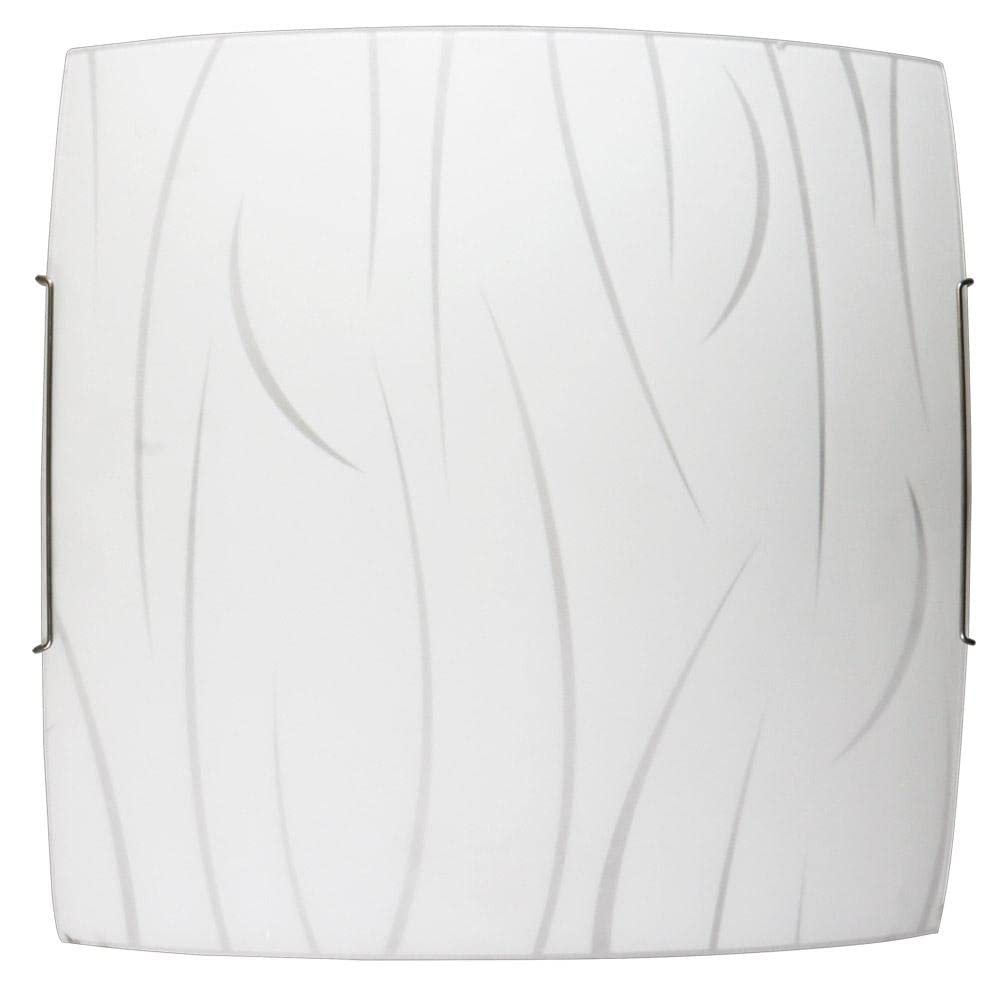 B.K.Licht 40 02 04 S Lampada Moderna da Soffitto Quadrata a LED