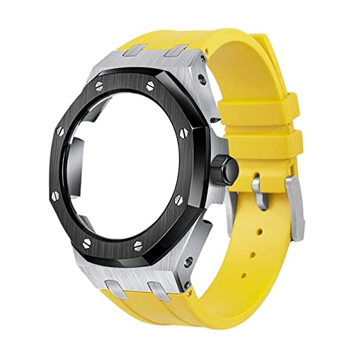 Kit retrofit GA2100SKE-7A antichoc en métal et sangle silicone protectrice et flexible