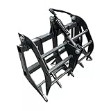Ag-Rite 48' Compact Root Grapple for Tractors | 12' Tine Centers | Heavy-Duty Brush & Debris Grapple Attachment | Made in USA | For Compact Tractor Loaders up to 50 HP