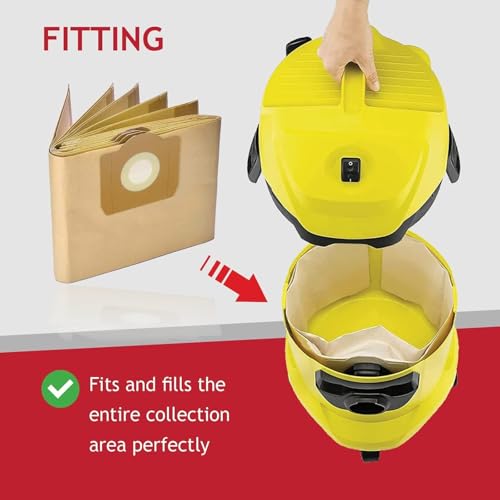 Image of 5pcs Dust Bags for Mi X10 Robot Vacuum Spare Dust Bags Replacement Large Capacity Non-woven Fabric Auto-Seal Dust Bag
