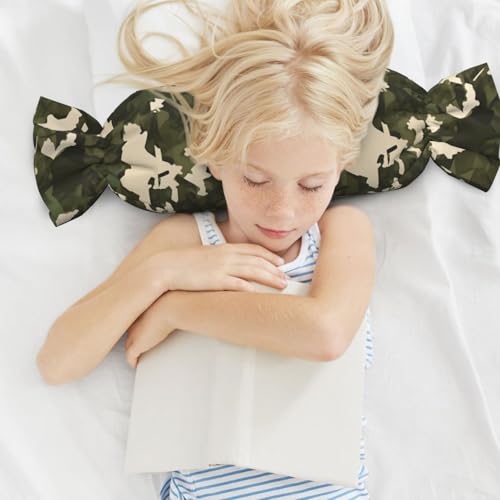 Almohada de espuma viscoelástica camuflada 62 cm miniatura 6