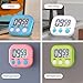 Acomingwin 4 Pack Digital Timer for Kids, Kitchen Timer for Cooking, Classroom, Study, Exercise with Countdown/Up Mode - Loud Alarm, Large Display - AAA Battery Operated (Not Included)