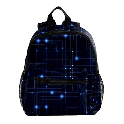 Sac à dos pour garçons galaxie aquarelle de 30,5 cm pour école et loisirs