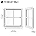 NOTASA Shed Windows 2 Pack, Chicken Coop Windows 18