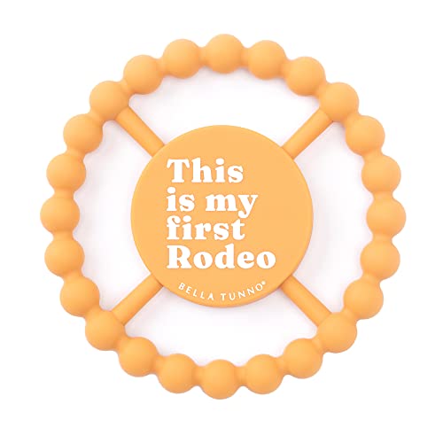 Image of Baby Teether by Bella Tunno, Silicone Teethers for Babies 3-6 Months, 6-12 Months, Baby Toys, Pacifier, Teething Relief, Boys, Girls, First Rodeo