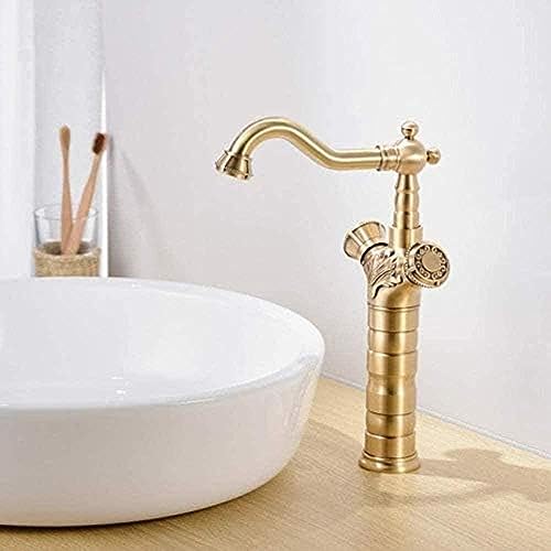 Robinet de cuisine rétro mitigeur eau chaude froide pour évier et grand lavabo