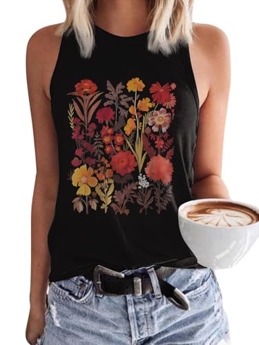 Tanmolo Damen Tank Top Ärmellos Oberteile Sommer Tanktops Blusentop Strand...
