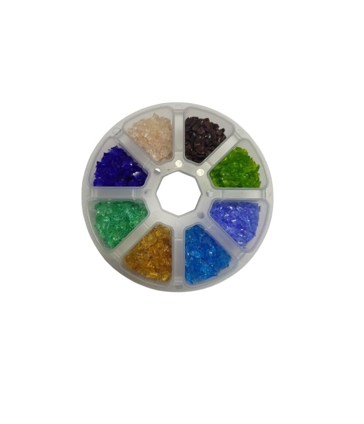 Grains de verre de Murano BLUSUPERSHOP 80g | 8 couleurs