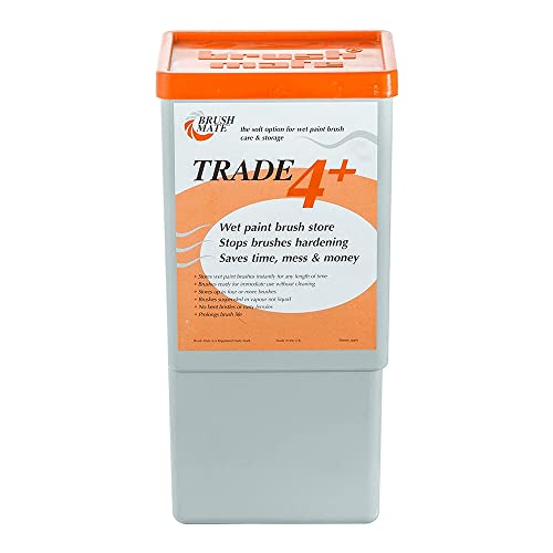 Brushmate Trade Lot de 4 pinceaux avec tampons de nettoyage