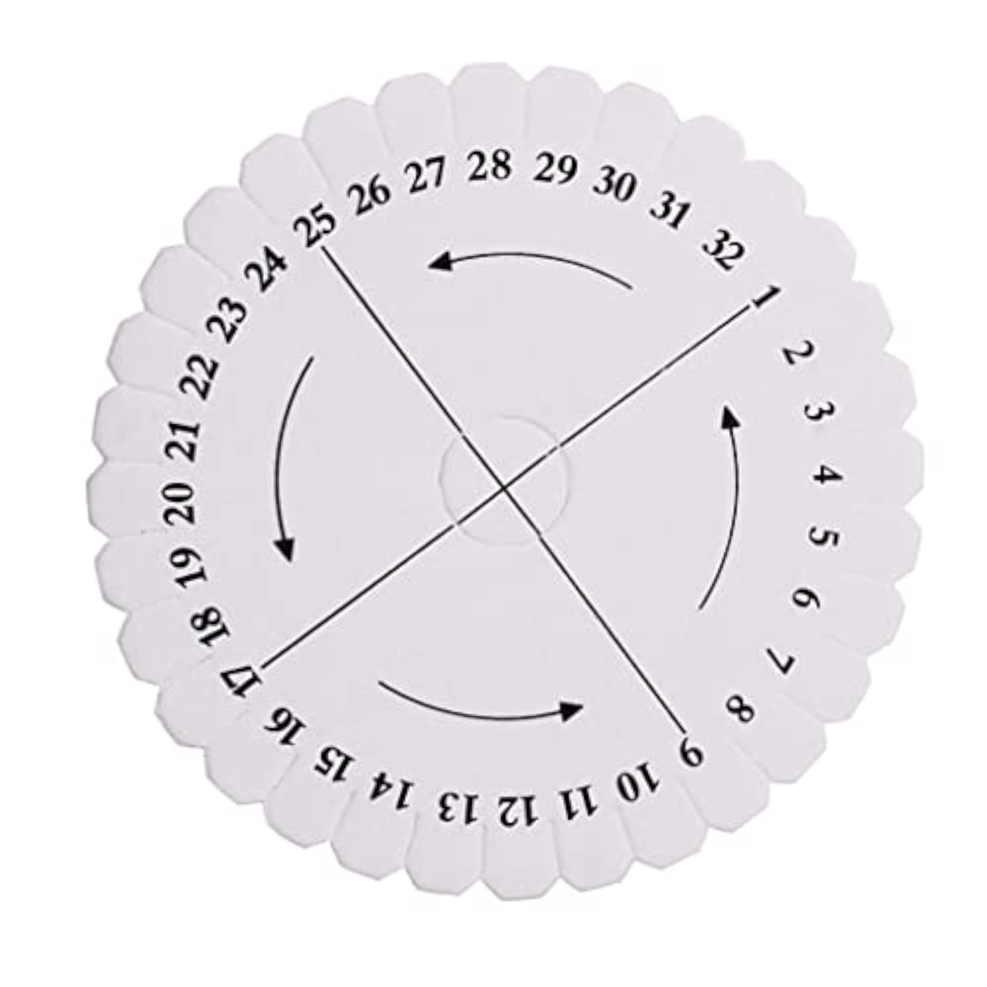 Kumihimo Disc for Beading and Handmade Weaving Projects
