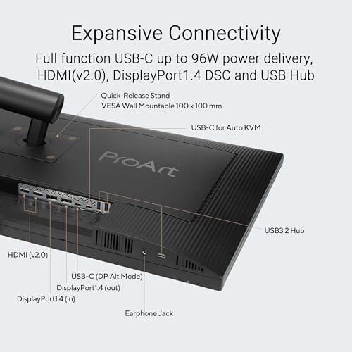 ASUS ProArt PA32UCE écran plat de PC 80 cm 31.5 3840 x 2160 pixels 4K Ultra HD LED Neuf - vue 10