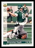 Football NFL 1993 Upper Deck #236 Browning Nagle NM Near Mint NY Jets