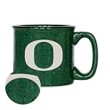 Rico Industries NCAA Oregon Ducks Standard 12oz Laser Engraved Campfire Mug