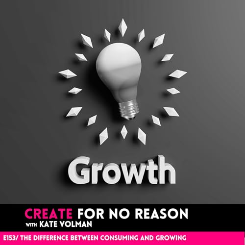 The Difference Between Consuming and Growing Podcast Por  arte de portada
