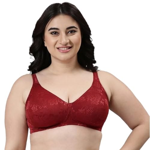 Image of Enamor F135 Minimiser Full Support Bra - Non-Padded Wirefree High Coverage