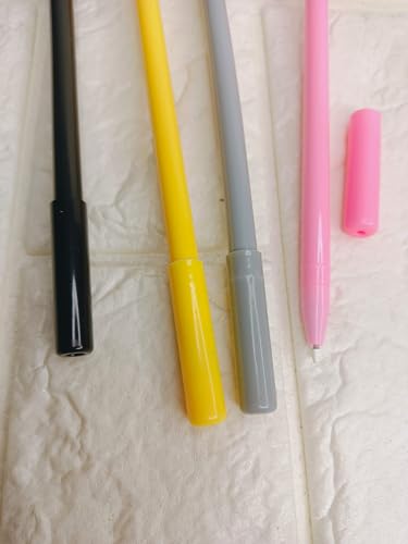 Image of Gifts- Anime Naruto Gel Pen Set with Comfortable Grip For Smooth Writing | Kids Adults Student Office Supplies Set of 4 Black Ink