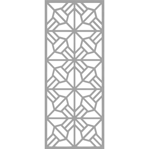 Image of 11 3 /8 inchW x 29 3 /8 inchH x 3 /8 inchT Auburn Decorative Fretwork Wall Panels in Architectural Grade PVC