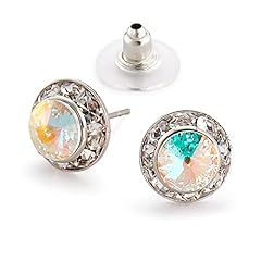 11mm Crystal AB Pierced