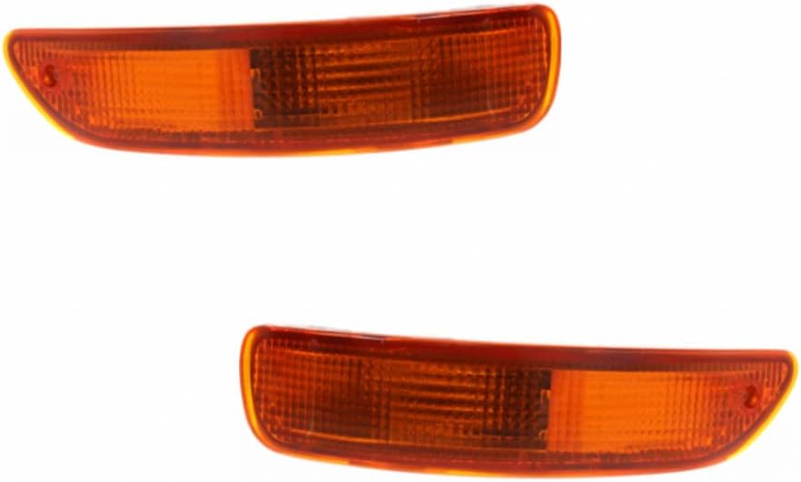 For Toyota Corolla 1993 94 95 96 1997 Turn Signal Light Assembly Driver Side | Front | Sedan/Wagon | w/Bumper Mounted | Replacement For TO2530103 | 8152012700