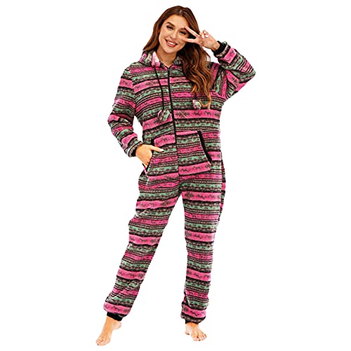 Sudadera con capucha, mono de invierno, de manga larga, con estampado de ciervo, pijama de una...