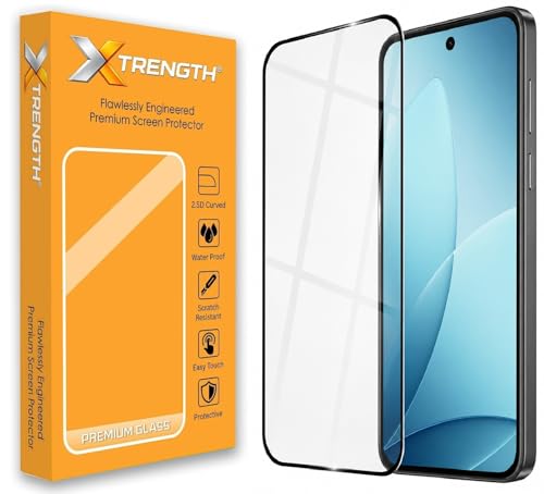 Image of Tempered Glass for Oppo F33 and Oppo F33 Pro (6.57 Inch) with Installation Kit | 9H Edge to Edge Screen Protector | Anti Scratch