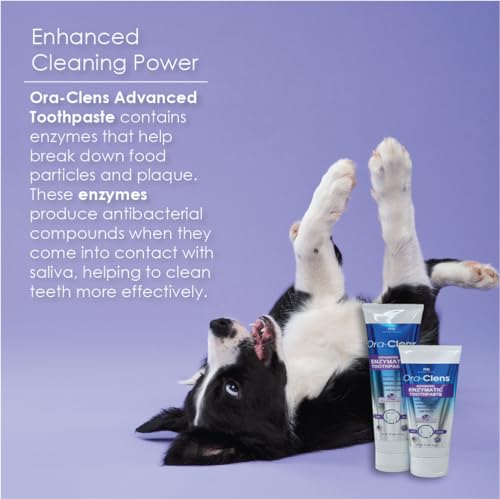 Ora-Clens Advanced Enzymatic Toothpaste for Dogs, Peanut Butter Flavor Dog Toothpaste, Helps Clean Teeth & Freshen Breath, Supports Oral Hygiene, Dog Dental Care Toothpaste Gel, 5 oz - image 6