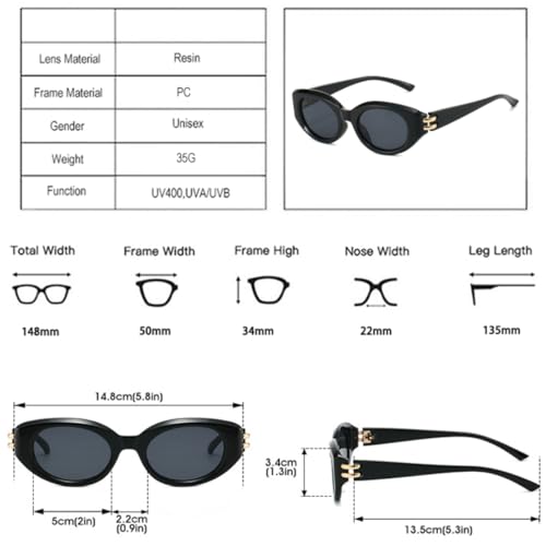 Lunettes de soleil œil de chat pour protéger les yeux fatigués