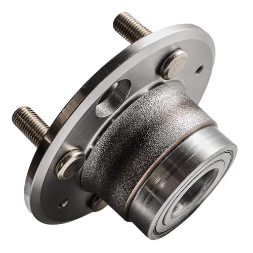 Image of Detroit Axle - Pair Rear Wheel Bearing and Hubs Assembly with 4-Lug for Honda Civic 1992-1995 /1999-2000, Civic del Sol 1993-1997 & Acura Integra 1994-1997, with Rear Disc, 512034
