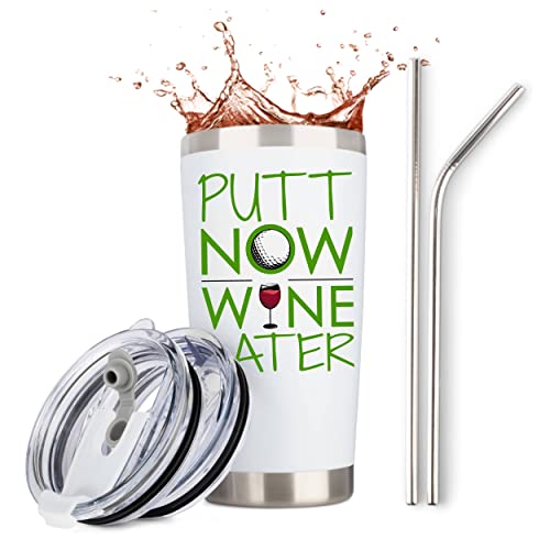 JENVIO Putt Now Wine Tumbler