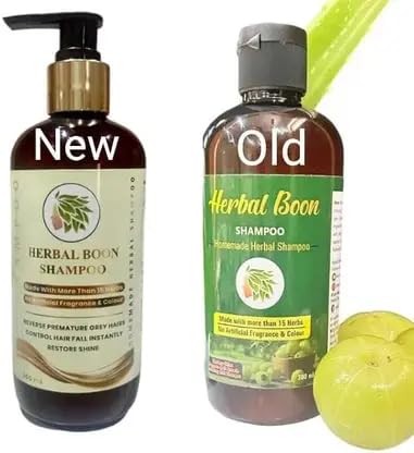 Shampoo – 100% Natural Herbal Hair Cleanser with 15+ Herbs | Controls Hair Fall, Reverses Grey Hair ...
