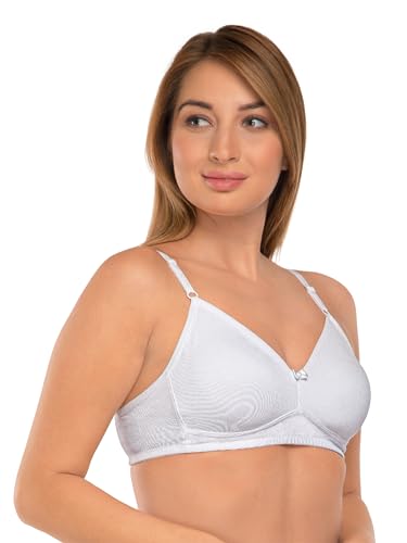 Image of DAISY DEE Women's Girls Cotton Non-Padded Wirefree Seamless Full Coverage Comfortfit Everyday Use T-Shirt Bra - NDSZN