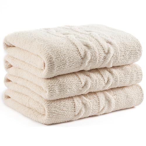 Winter Knit Throw Blanket for Couch Sofa Bed Fluffy Fuzzy Soft Li...