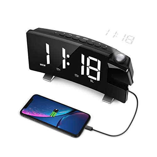 LC.IMEEKE Projection Alarm Clock, 7