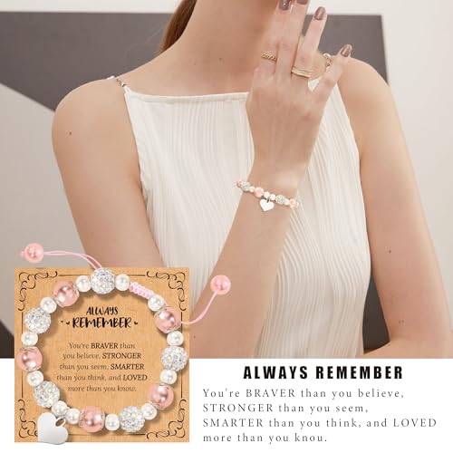 Image of To My Daughter /Niece /Sister Bracelet, Graduation Back to School Christmas Birthday Gifts