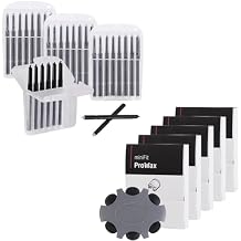 Genuine Hearing Aid Wax Guards for Oticon Prowax Minifit5 Packs/30 Pcs & Phonak Hearing Aid Filters, Cerustop Wax Guards Phonak1.2mm4 Packs/32 Pcs
