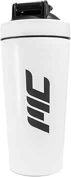 MuscleCloth Stainless Steel Shaker 739 ml White