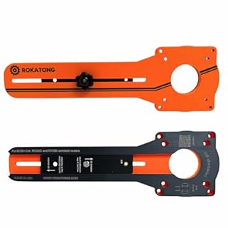 Router Circle Jig for BOSCH Colt, RYOBI, and RIDGID Fixed Base Compact Trim Routers – Precision Tool for Perfect Circular Cutouts, Adjustable from 1.6" to 37", Woodworking Tool - Made in USA