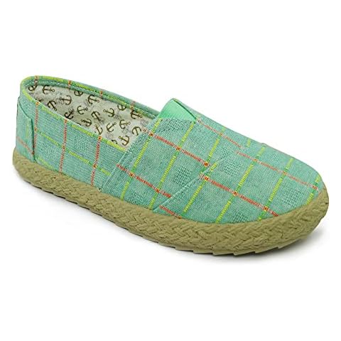Espargatas Espadrilles Femme Vert 37 EU Cover