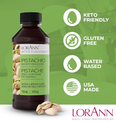 Image of LorAnn Oils Pistachio Emulsion & Flavoring For Baking