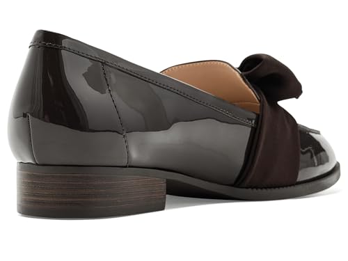 Image of Bandolino Womens Lindio Dark Brown Patent 10.5 Medium