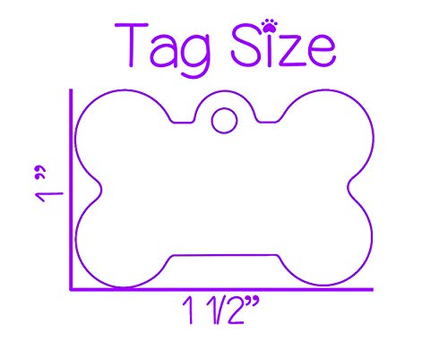Fox And The Hound Double Sided Pet Id Tag For Dogs & Cats Personalized With 4 Lines Of Text (Copper) #TOP1