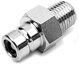 wellenshop Tank-Anschluss kompatibel mit Suzuki Force Chrysler Nissan bis 75 PS Länge 32 mm Tankadapter Tankstecker Gewinde 13 mm Metall