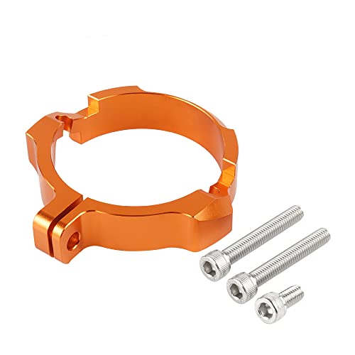 NICECNC Orange Abrazadera de Tubo de silenciador de Punta de Escape de Motocicleta con Bridas Compatible with KTM 250 300 EXC SX XC XCW/XC-W Six Days/XC-W TPI 2017-2022 HQV 250 300 TE TC TX Cover