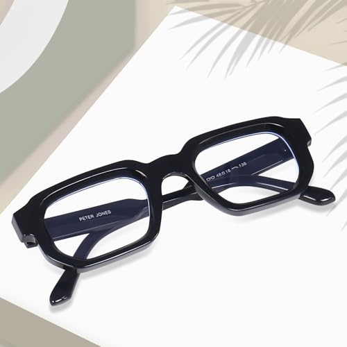 Image of Peter Jones I Zero Power Blue Cut Computer Glasses I Gaming Glasses I UV Protected & Blocks Harmful Rays I Men & Women I Medium Broad Style I AG3887
